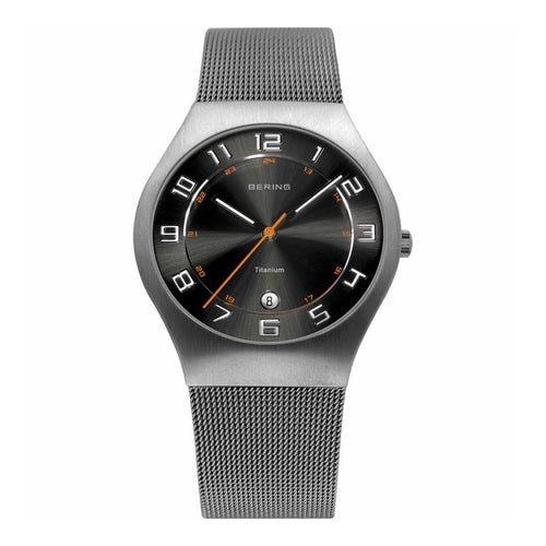Bering Herren Uhr Armbanduhr Slim Classic - 11937-007-1 Meshband