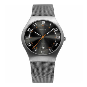 Bering Herren Uhr Armbanduhr Slim Classic - 11937-007-1 Meshband