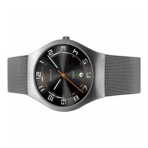 Bering Herren Uhr Armbanduhr Slim Classic - 11937-007 Meshband