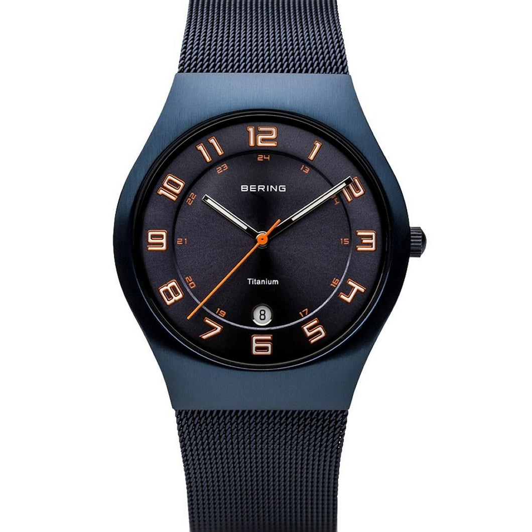 Bering Unisex Uhr Armbanduhr Slim Classic - 11937-393 Meshband