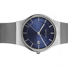 Laden Sie das Bild in den Galerie-Viewer, Bering Herren Uhr Armbanduhr Classic - 11938-003-1 Meshband
