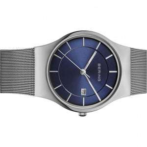 Bering Herren Uhr Armbanduhr Classic - 11938-003-1 Meshband