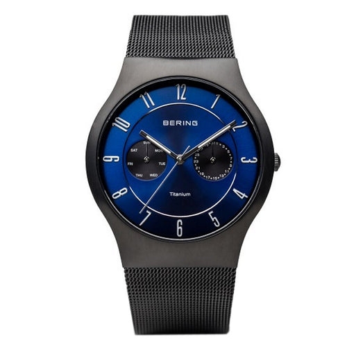Bering Herren Uhr Armbanduhr Slim Classic - 11939-078-1 Meshband
