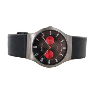 Bering Herren Uhr Armbanduhr Slim Classic - 11939-079-l Lederband