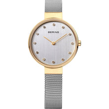 Laden Sie das Bild in den Galerie-Viewer, Bering Damen Uhr Armbanduhr Slim Classic - 12034-010-1 Meshband