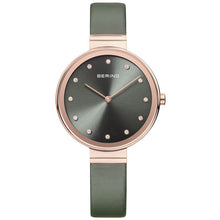 Laden Sie das Bild in den Galerie-Viewer, Bering Damen Uhr Armbanduhr Slim Classic - 12034-667-1 Leder