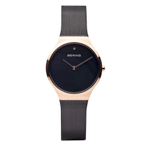 Bering Damen Uhr Armbanduhr Classic - 12131-166 Meshband
