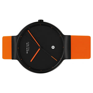 Bering Herren Uhr Armbanduhr Max René UltraSlim - 12639-828-1 orange