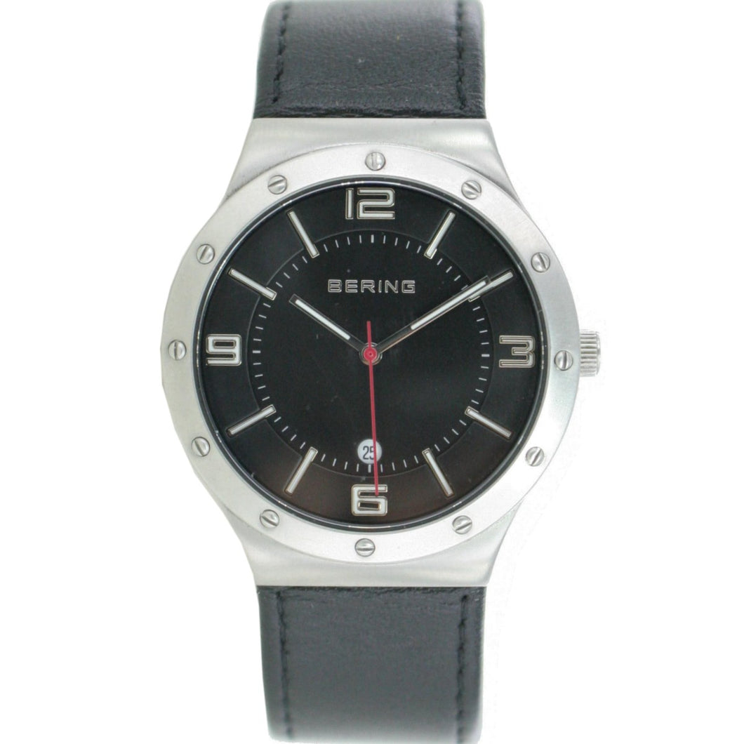 Bering Herren Uhr Armbanduhr Slim Classic - 12739-402-1 Leder