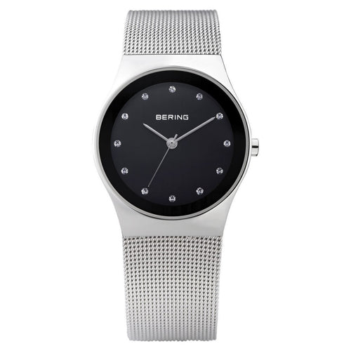 Bering Damen Uhr Armbanduhr Slim Classic - 12927-002-1 Meshband
