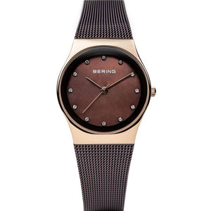 Bering Damen Uhr Armbanduhr Slim Classic - 12927-262-1 Meshband