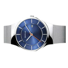 Laden Sie das Bild in den Galerie-Viewer, Bering Herren Uhr Armbanduhr Slim Classic - 12939-007-1 Meshband