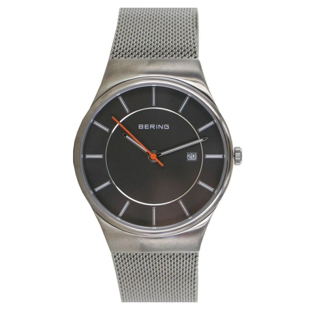 Bering Herren Uhr Armbanduhr Slim Classic - 12939-377 Meshband