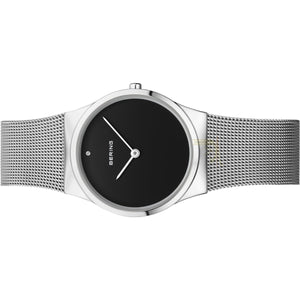 Bering Damen Uhr Armbanduhr Classic - 12130-002 Meshband