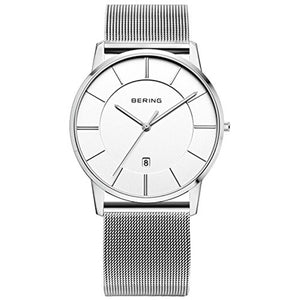 Bering Herren Uhr Armbanduhr Classic - 13139-000 Meshband