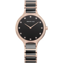Laden Sie das Bild in den Galerie-Viewer, Bering Damen Uhr Armbanduhr Slim Ceramic - 30434-746 Edelstahl