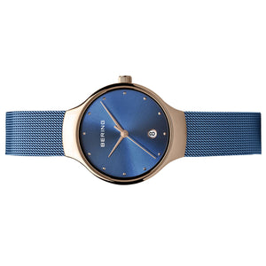 Bering Damen Uhr Armbanduhr Slim Classic - 13326-368 Meshband