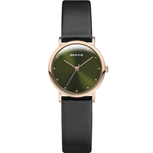 Bering Damen Uhr Armbanduhr Slim Classic - 13426-469-1 Leder