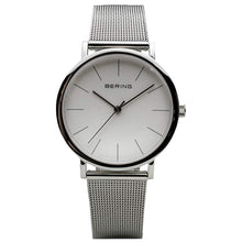 Laden Sie das Bild in den Galerie-Viewer, Bering Herren Uhr Armbanduhr Slim Classic - 13436-000 Meshband