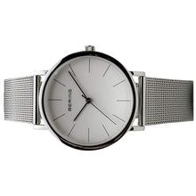 Laden Sie das Bild in den Galerie-Viewer, Bering Herren Uhr Armbanduhr Slim Classic - 13436-000 Meshband