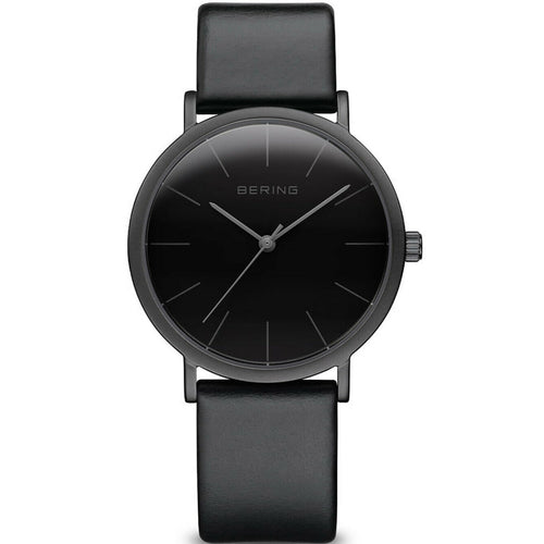 Bering Unisex Uhr Armbanduhr Slim Classic - 13436-422-1 Lederband