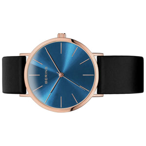 Bering Unisex Uhr Armbanduhr Slim Classic - 13436-468 Lederband