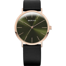 Laden Sie das Bild in den Galerie-Viewer, Bering Herren Uhr Armbanduhr Slim Classic - 13436-469-1 Leder