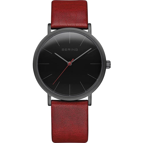 Bering Unisex Uhr Armbanduhr Slim Classic - 13436-622-1 Lederband