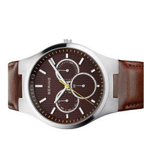 Laden Sie das Bild in den Galerie-Viewer, Bering Herren Uhr Armbanduhr 13841-505-1 Leder