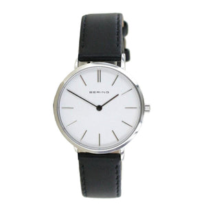 Bering Damen Uhr Armbanduhr Classic Quarz - 14134-004 Leder