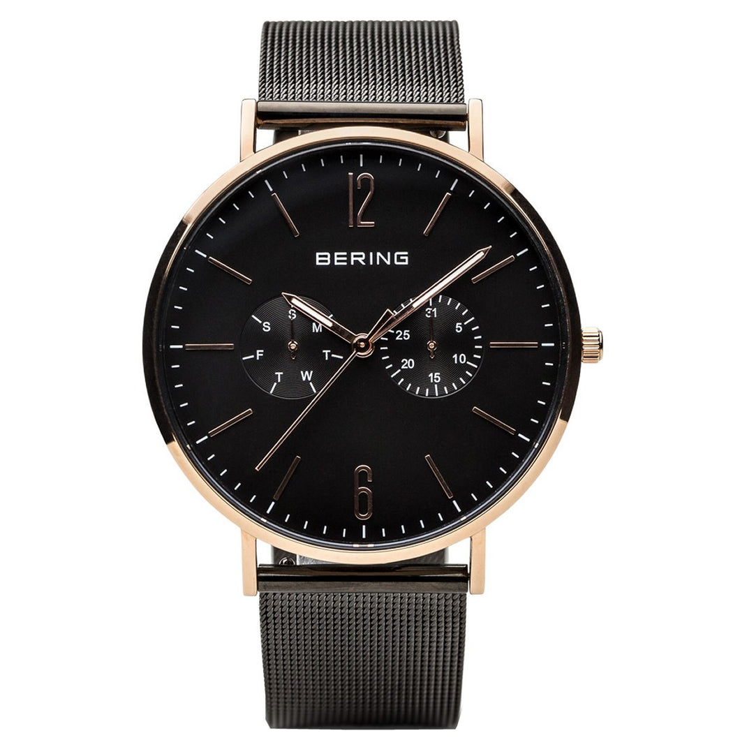 Bering Herren Uhr Armbanduhr Ultra Slim 14240-166 Meshband