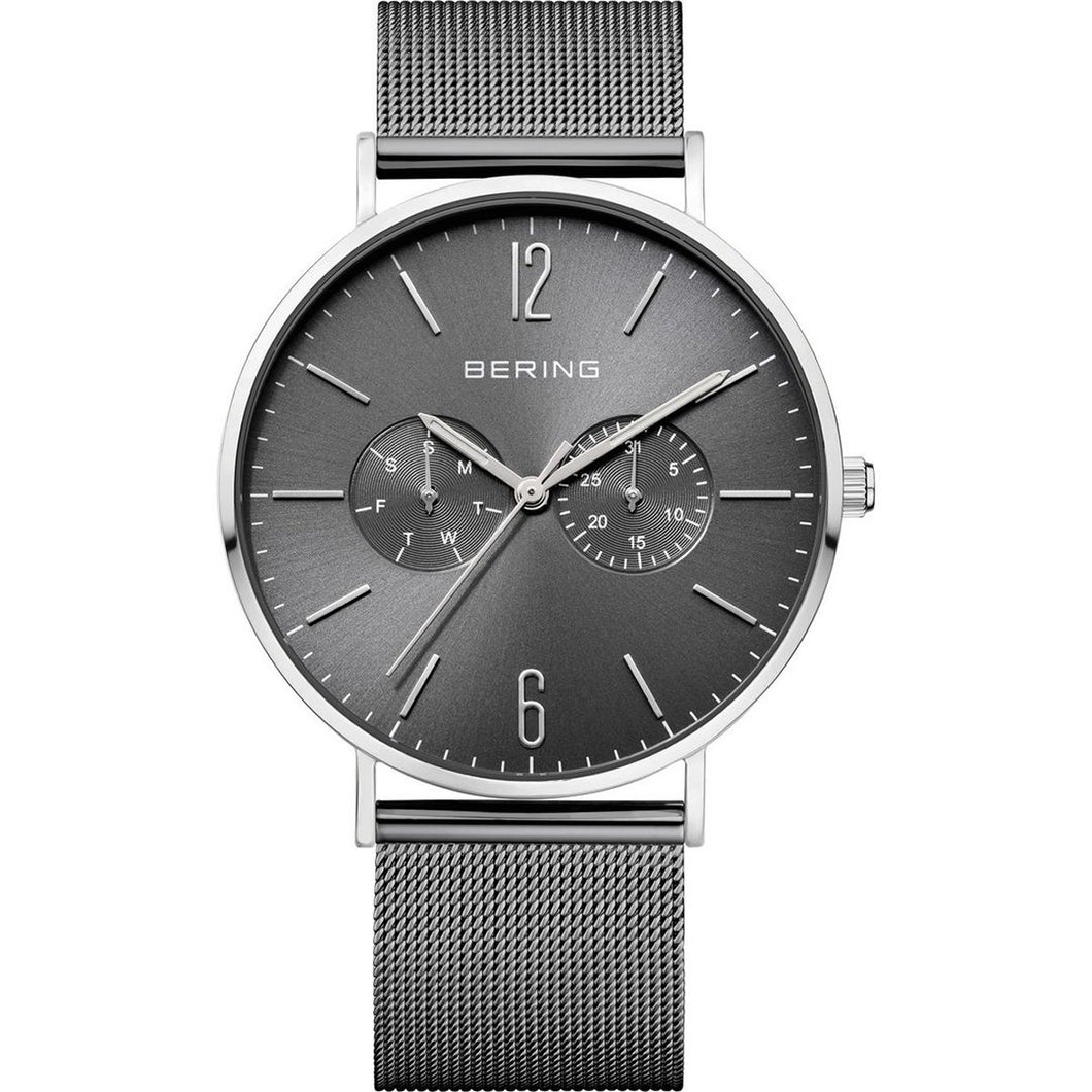 Bering Herren Uhr Armbanduhr Classic Multifunktion  - 14240-309-1 Meshband
