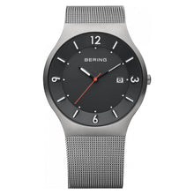 Laden Sie das Bild in den Galerie-Viewer, Bering Herren Uhr Armbanduhr Solar - 14440-077-1 Meshband