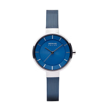 Laden Sie das Bild in den Galerie-Viewer, Bering Damen Uhr Armbanduhr Classic Solar - 14631-307 Meshband