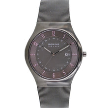 Laden Sie das Bild in den Galerie-Viewer, Bering Herren Uhr Armbanduhr Slim Solar Watch - 14640-077-1 Meshband
