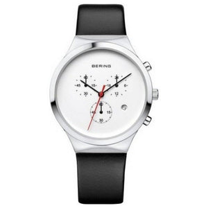 Bering Herren Uhr Armbanduhr Chronograph - 14736-404-1 Leder