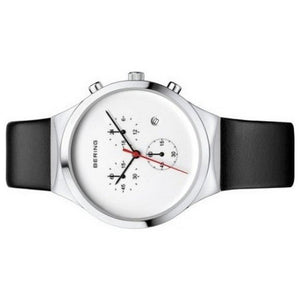 Bering Herren Uhr Armbanduhr Chronograph - 14736-404-1 Leder