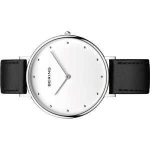 Bering Damen Unisex Uhr Armbanduhr Slim Classic - 14839-404-1 Leder