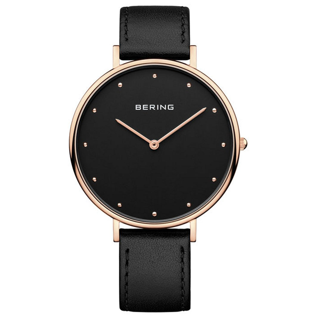 Bering Damen Uhr Armbanduhr Slim Classic - 14839-462-1 Leder