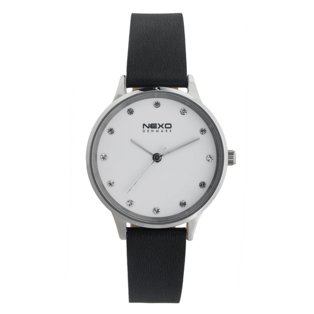 NEXO DENMARK Damen Uhr Armbanduhr Christel Silver 2556L
