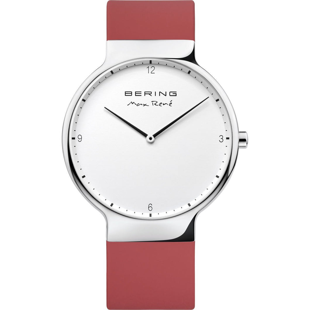 Bering Herren Uhr Armbanduhr Max René  Ultra Slim  - 15540-500-k Silikon