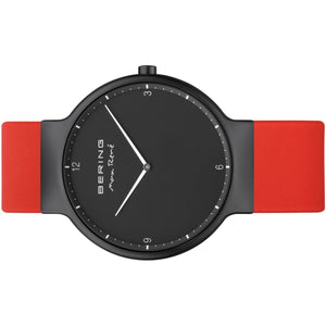 Bering Herren Uhr Armbanduhr Max René  Ultra Slim - 15540-523-1 Silikon