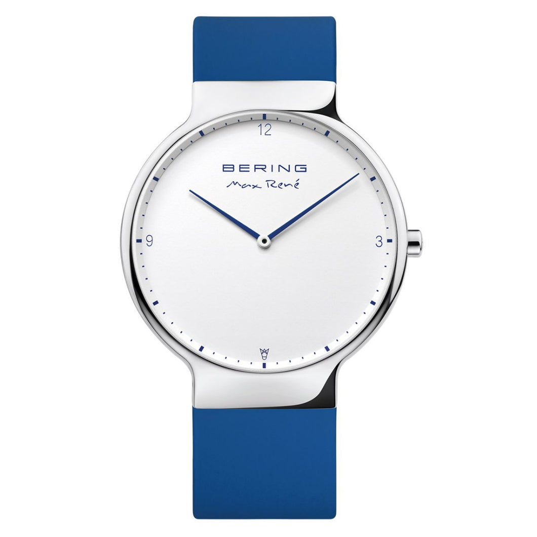 Bering Herren Uhr Armbanduhr Max René  Ultra Slim - 15540-704 Silikon