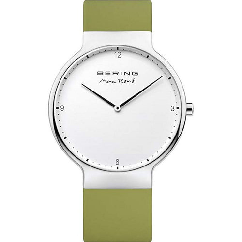 Bering Herren Uhr Armbanduhr Max René  Ultra Slim - 15540-800-1 Silikon