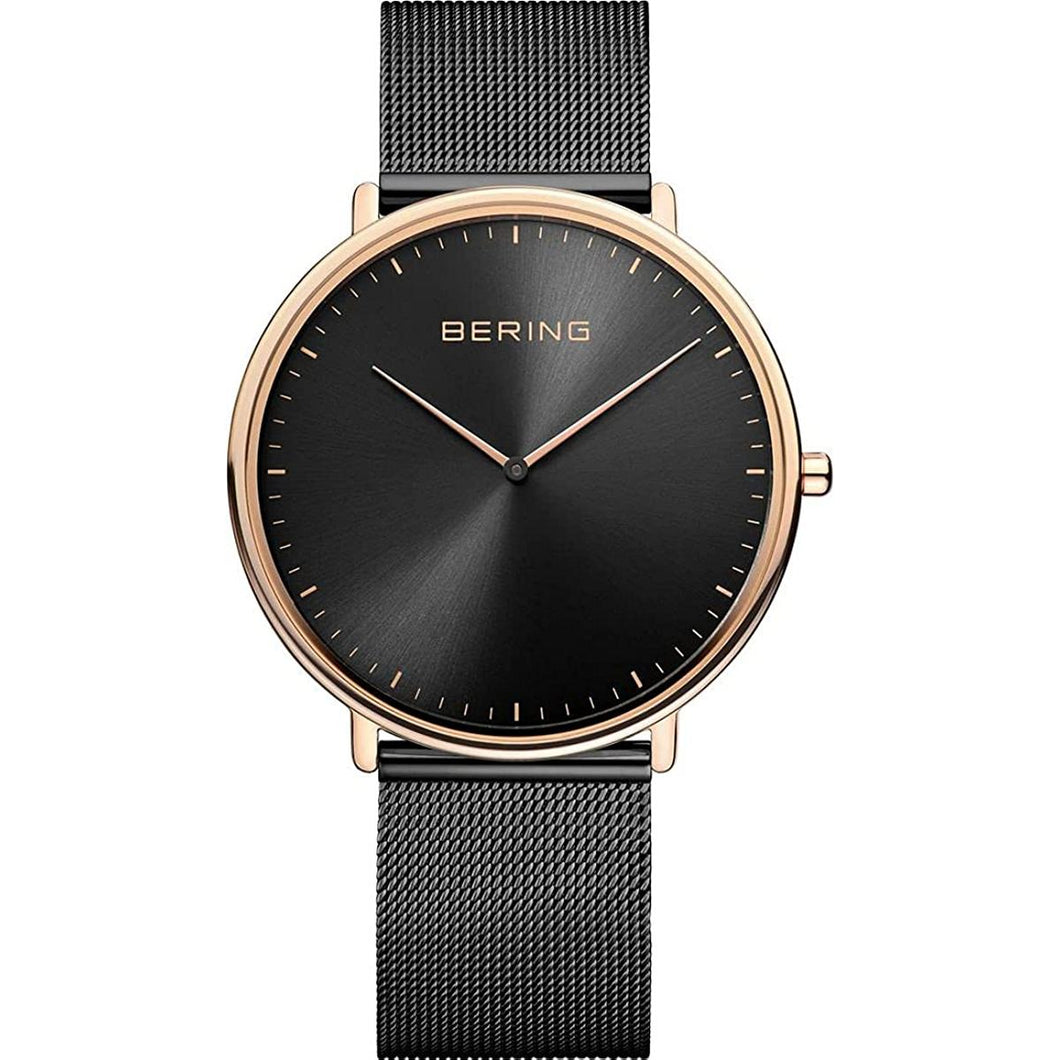 Bering Herren Uhr Armbanduhr Slim Classic - 15739-166 Meshband