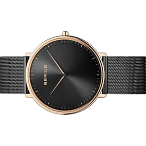 Bering Herren Uhr Armbanduhr Slim Classic - 15739-166 Meshband