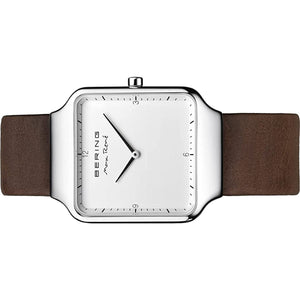 Bering Damen Uhr Armbanduhr Max René  Ultra Slim - 15832-504-1 Leder
