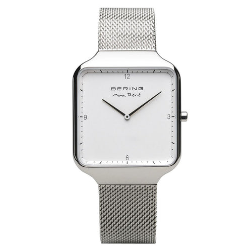 Bering Herren Uhr Armbanduhr Max René  Ultra Slim - 15836-004-1 Meshband