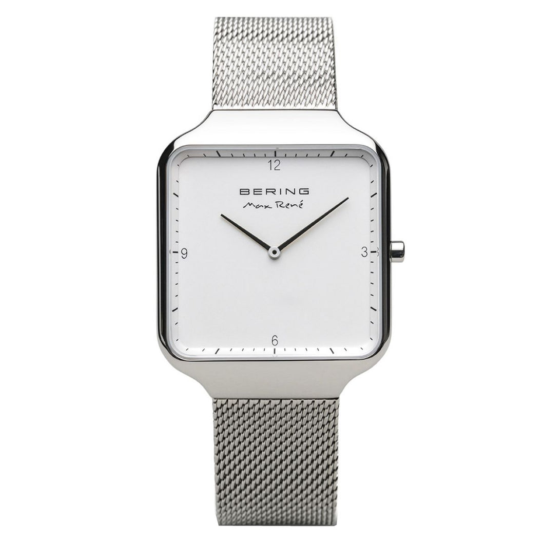 Bering Herren Uhr Armbanduhr Max René  Ultra Slim - 15836-004-1 Meshband