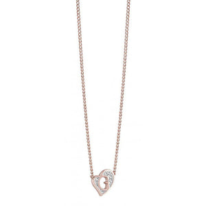 Guess Damen Kette Halskette Edelstahl roségold UBN71538